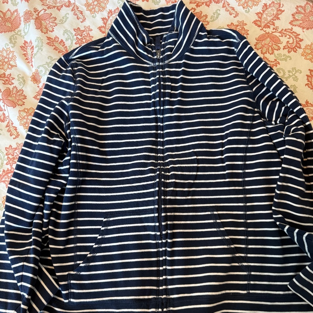 LL Bean Striped Ultrasoft Sweatshirt